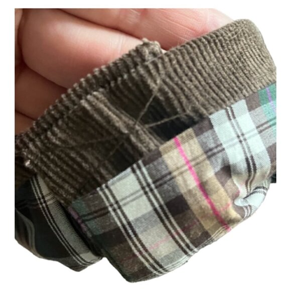 Old Navy Men's Corduroy Blazer Sport Coat Sz L Faded Dark Brown Plaid Lined NWOT - Picture 8 of 13